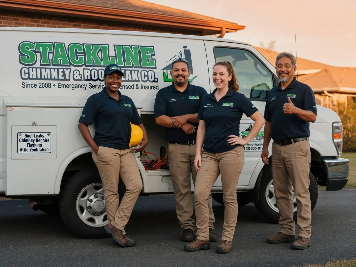 Chimney flashing repair company in Embarrass, WI